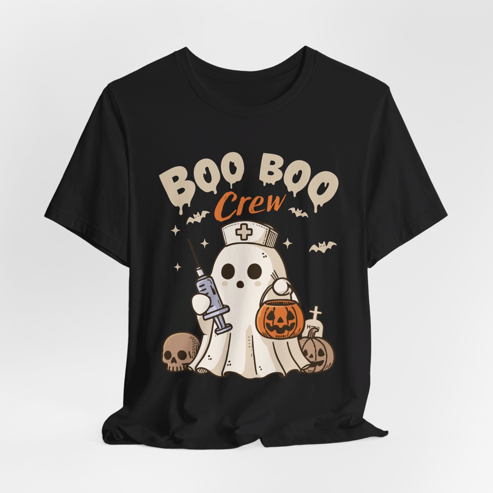 Boo Boo Crew Halloween Funny Tee
