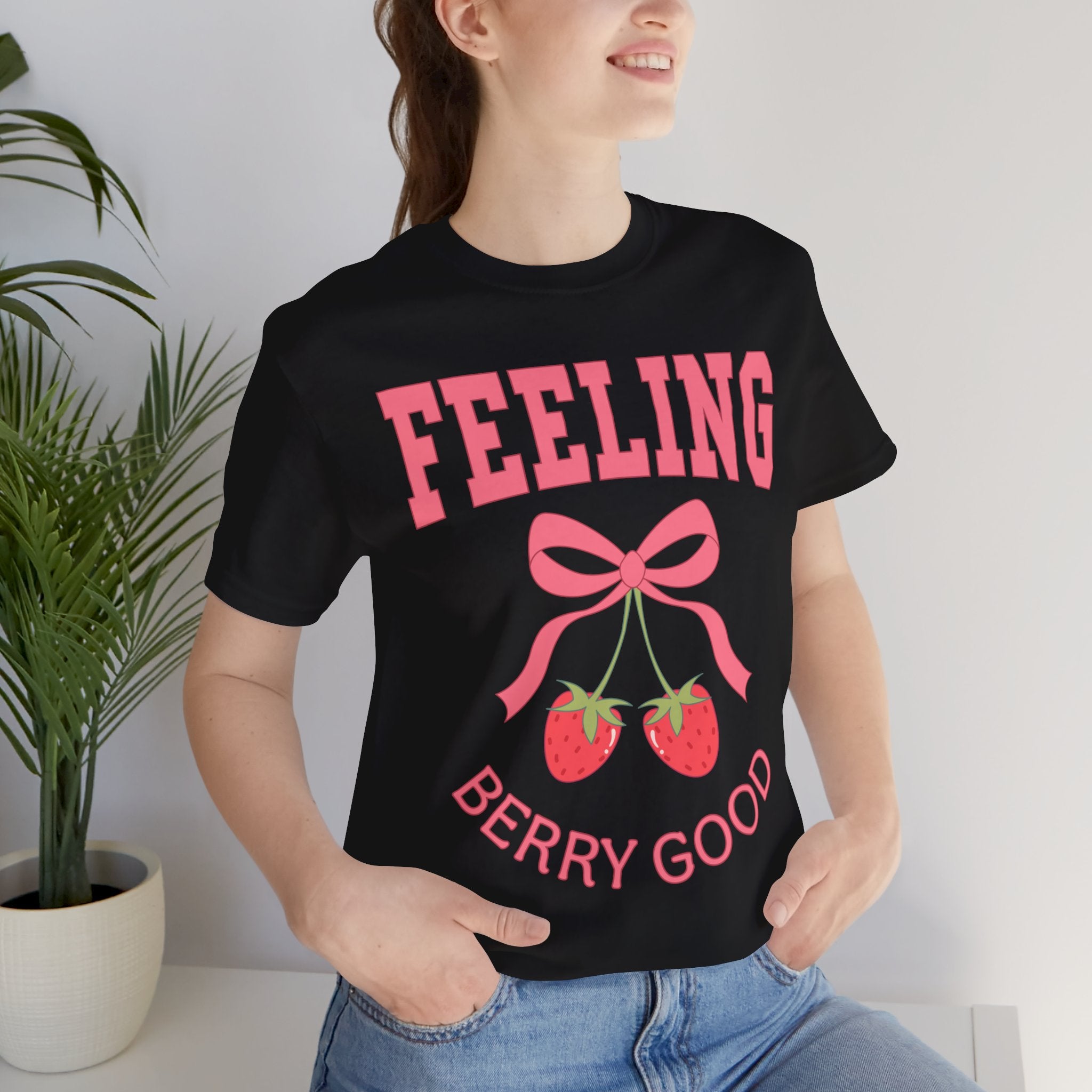 Feeling Berry Good Coquette Bow T-Shirts
