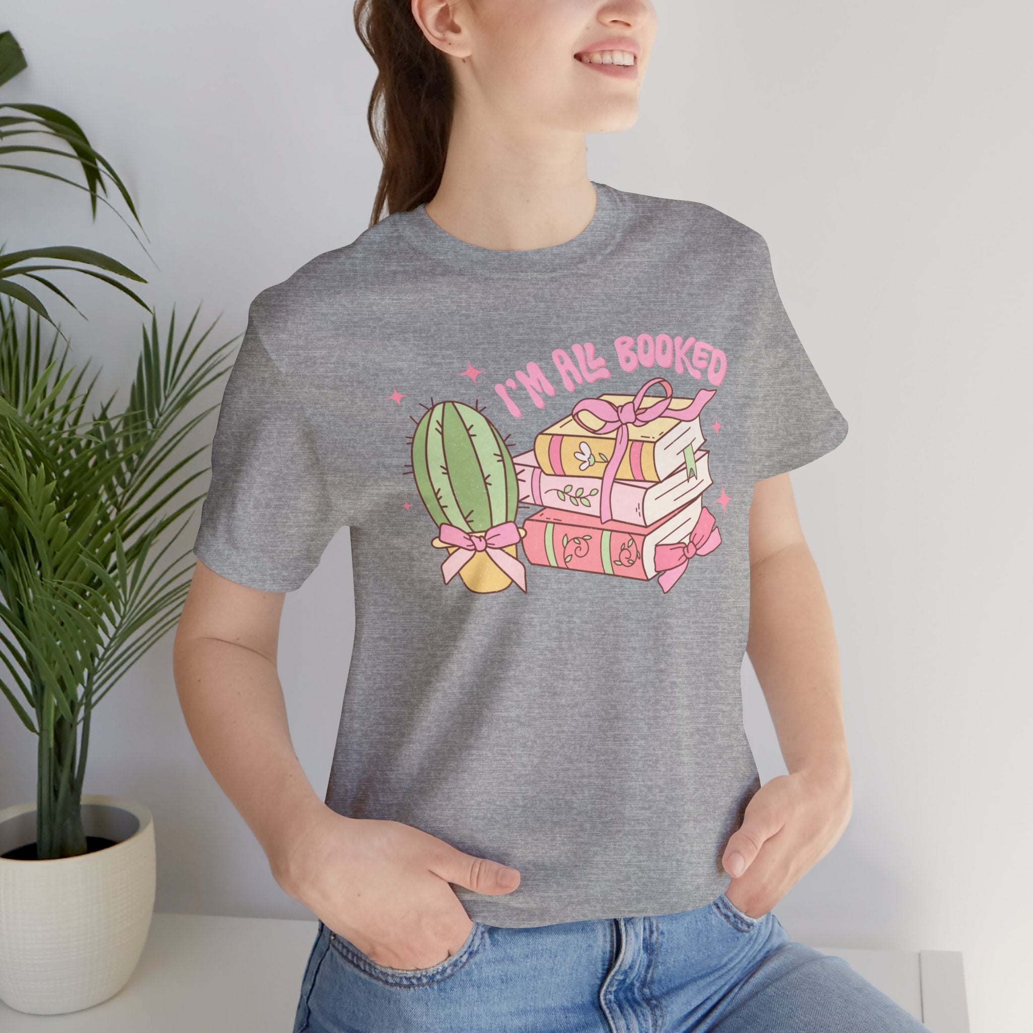 I'm All Booked Coquette Bow T-Shirt
