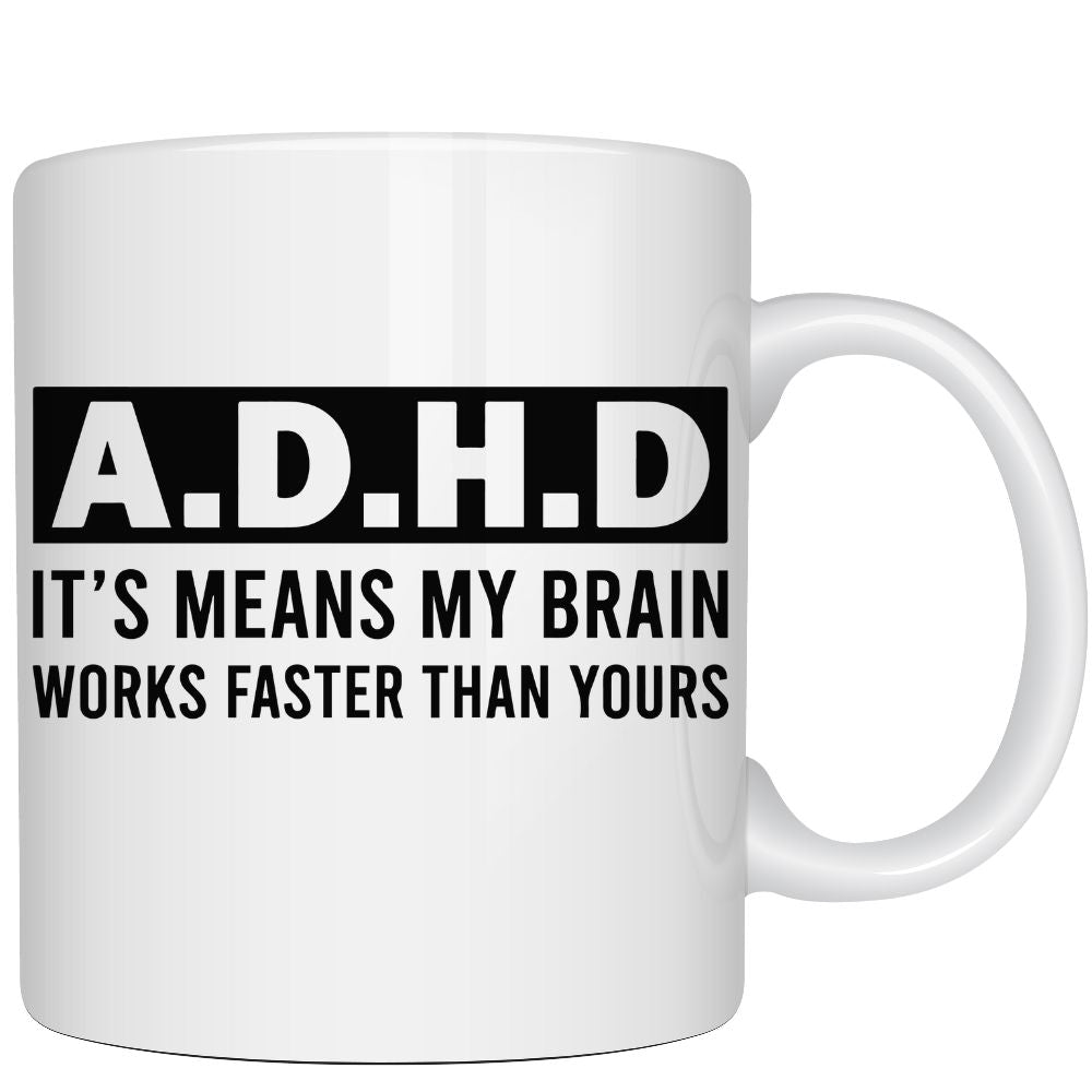 ADHD Brain Mug 11oz