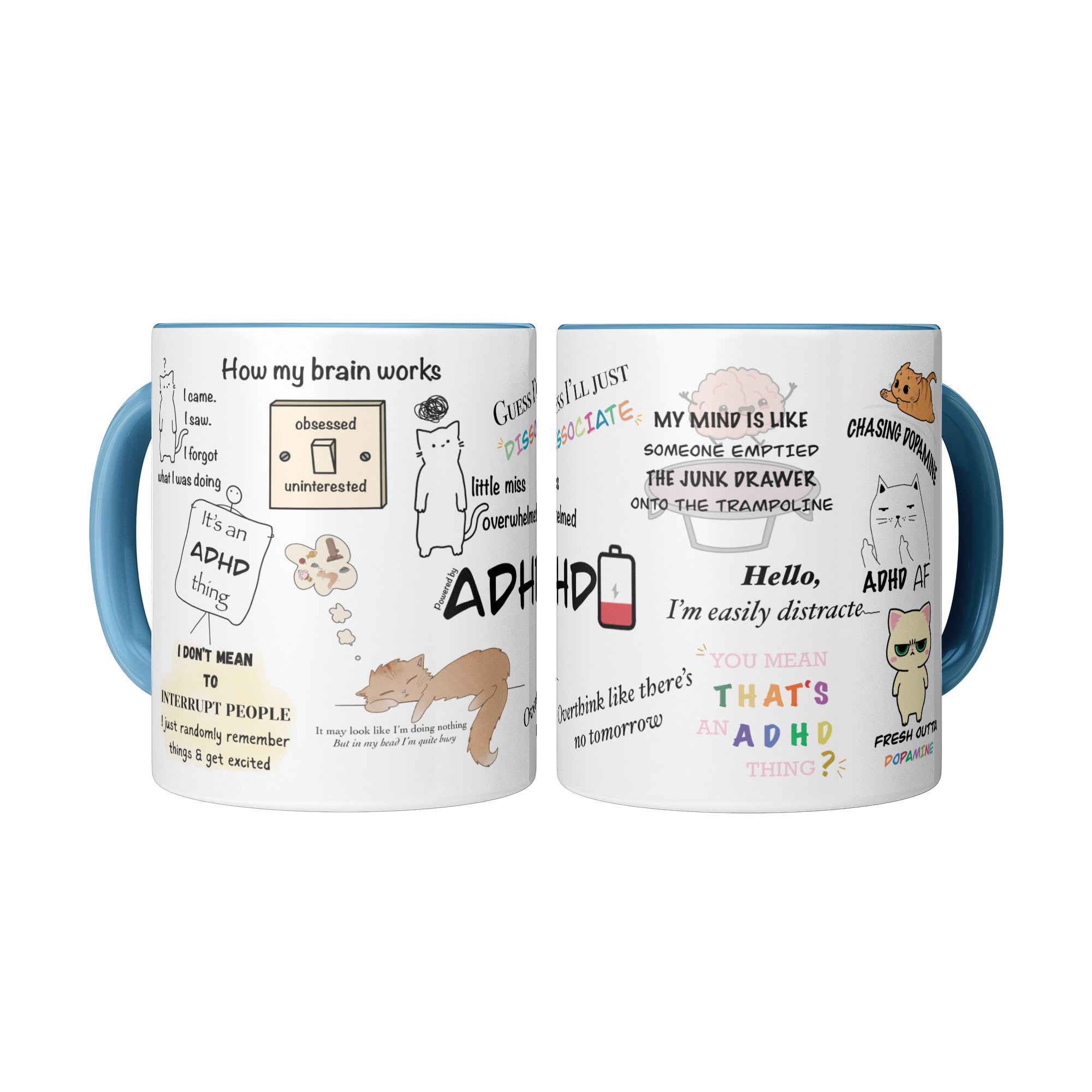 ADHD Funny Mugs