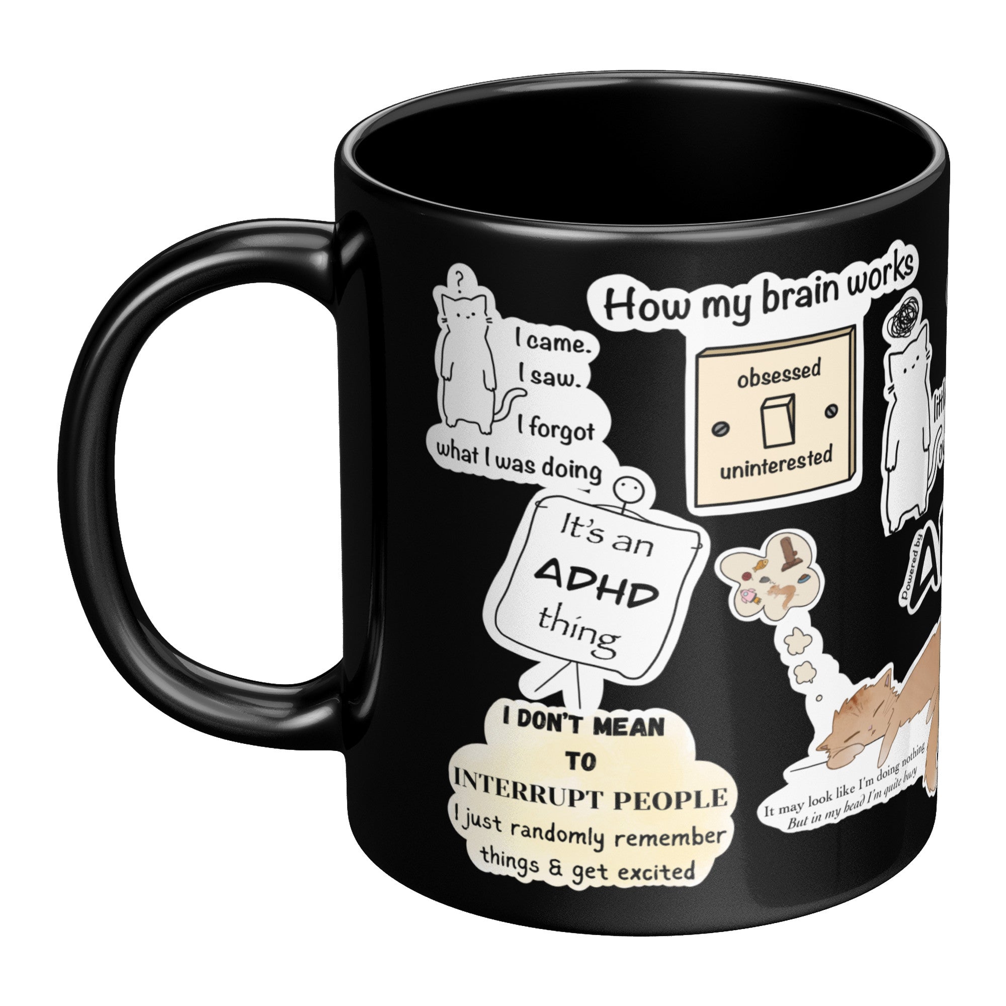 ADHD Funny Mugs