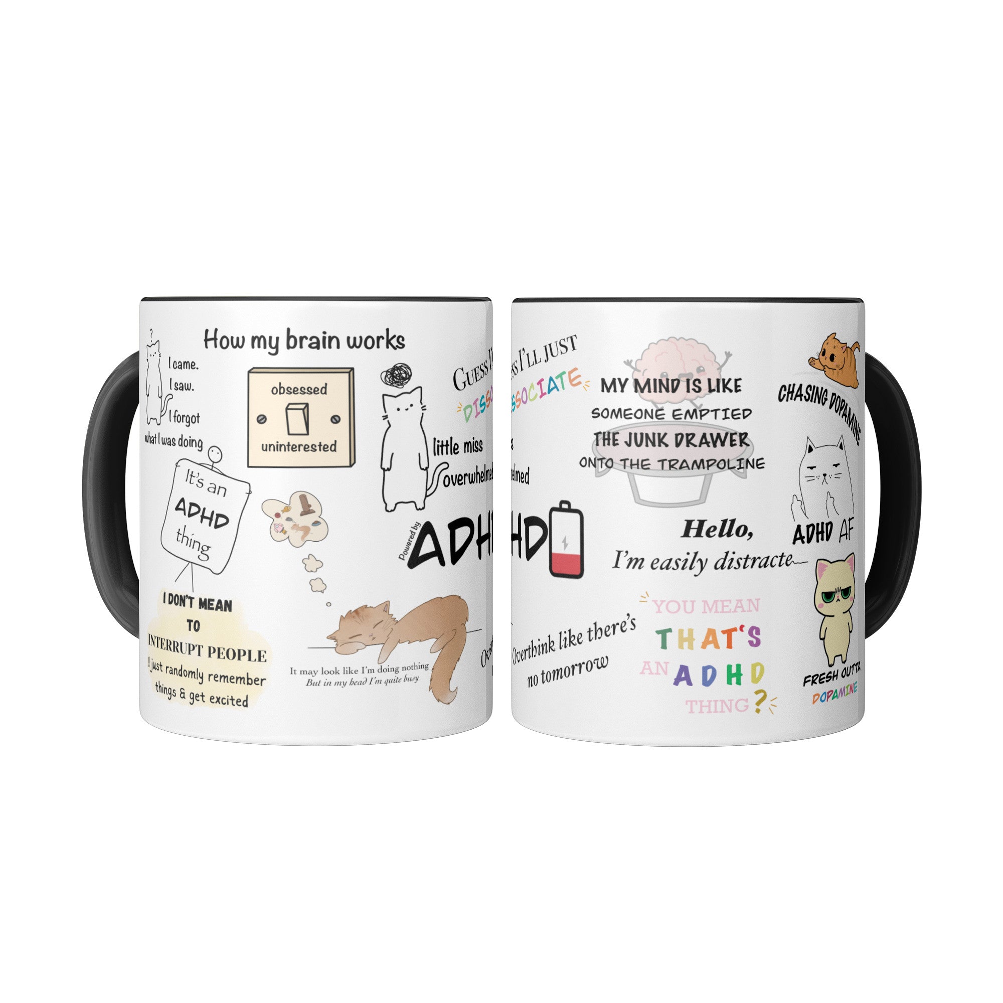 ADHD Funny Mugs