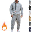 Gray tracksuit with multiple color options displayed on a white background
