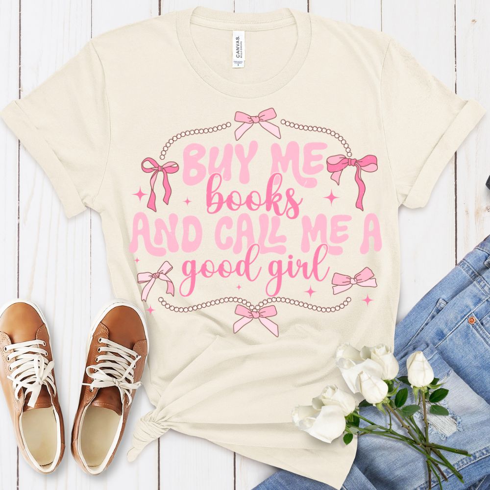Buy Me Books Coquette Bow T-Shirts