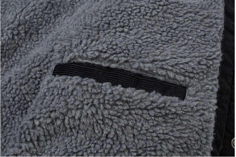 Gray textured fabric with a black zipper