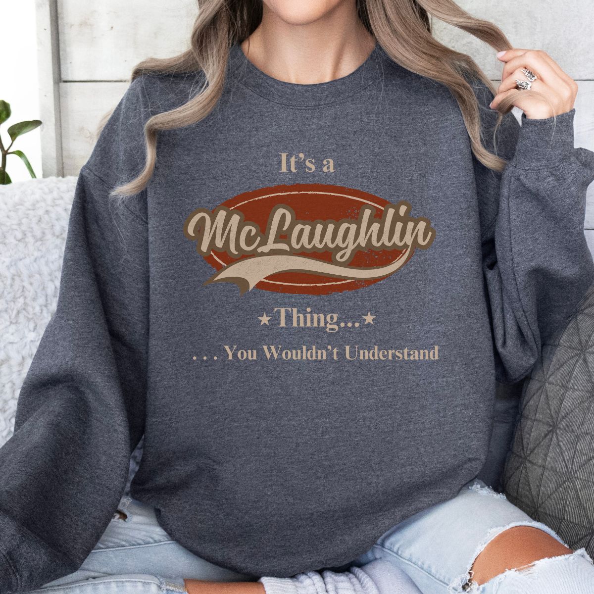 Unisex Sweatshirt - Personalize Family Name