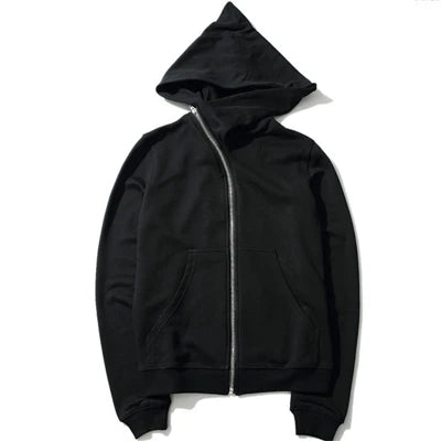 Black hoodie on a white background