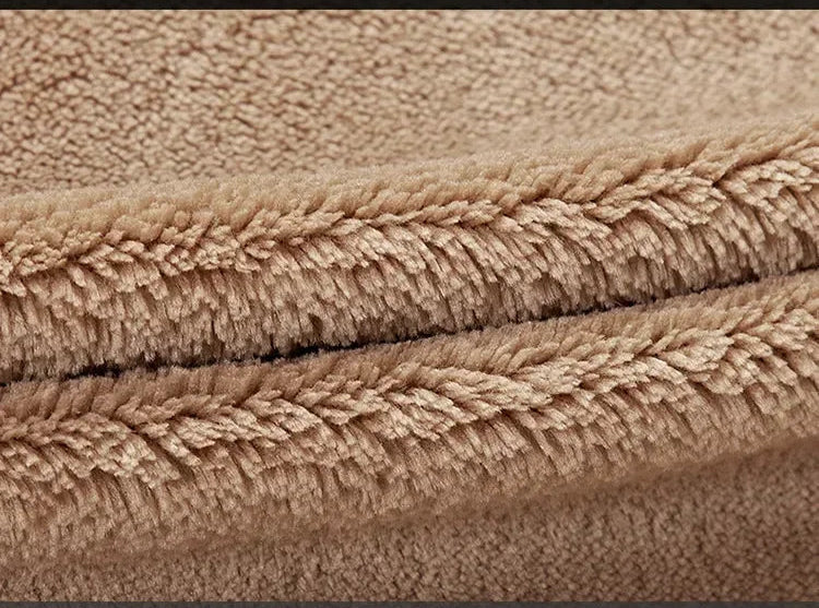 Close-up of a textured fabric with text describing its properties and benefits.