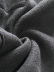 Close-up of dark gray fabric texture
