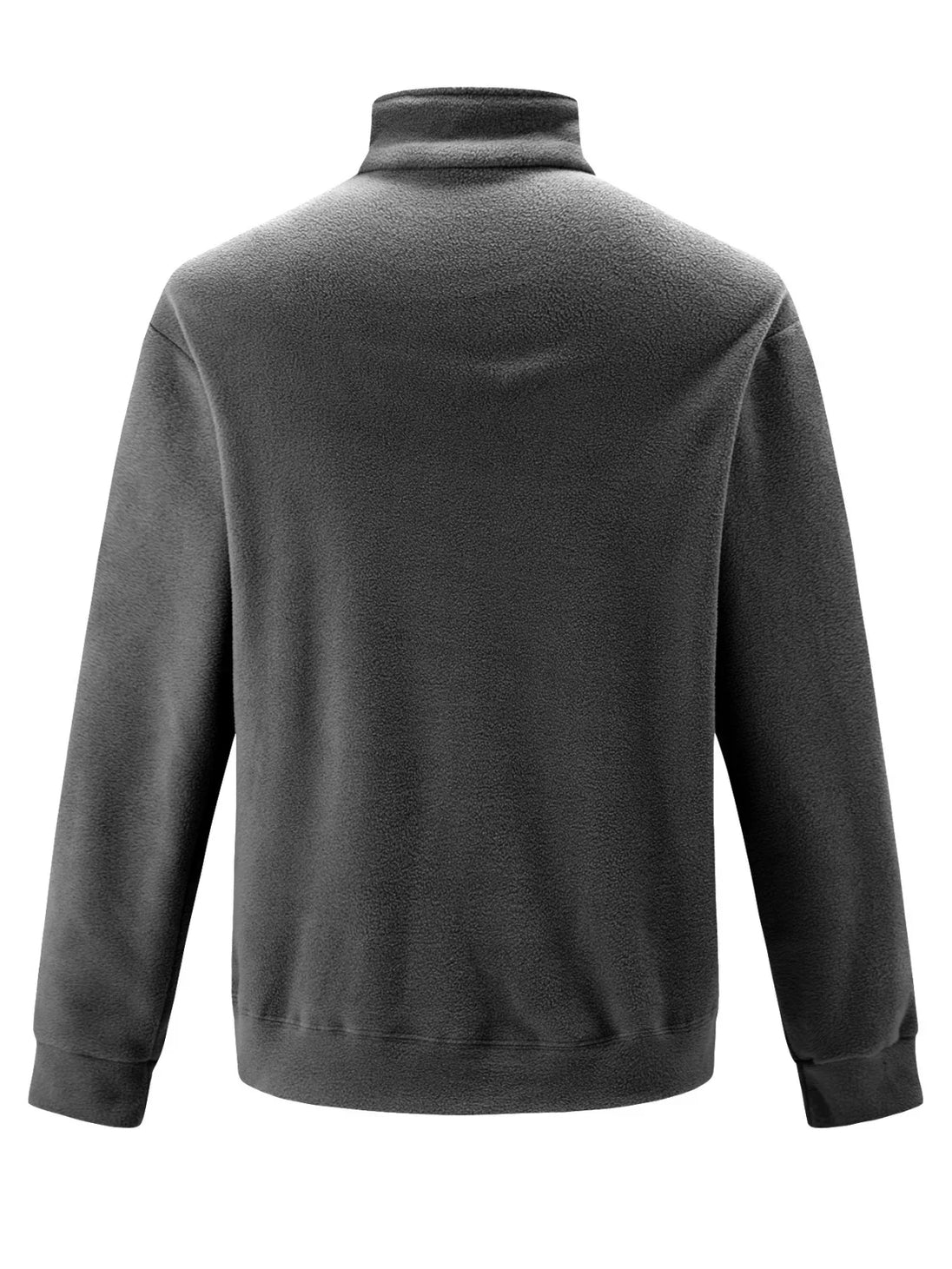 Dark gray sweatshirt on a white background