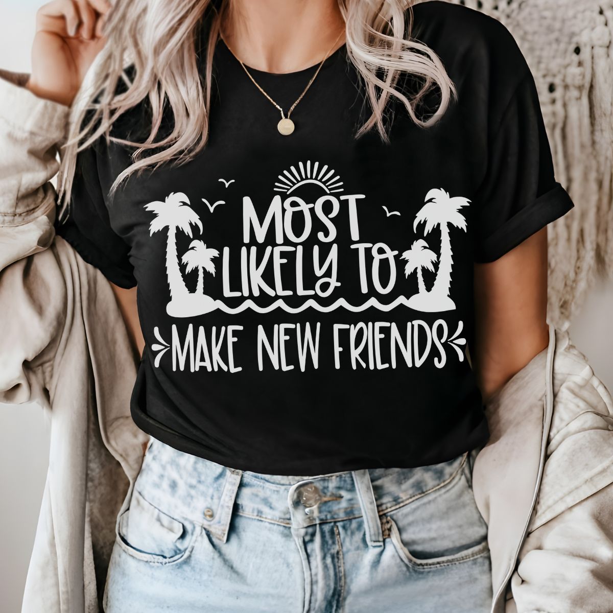 Most Likely to Make New Friends - Cruise T-shirt