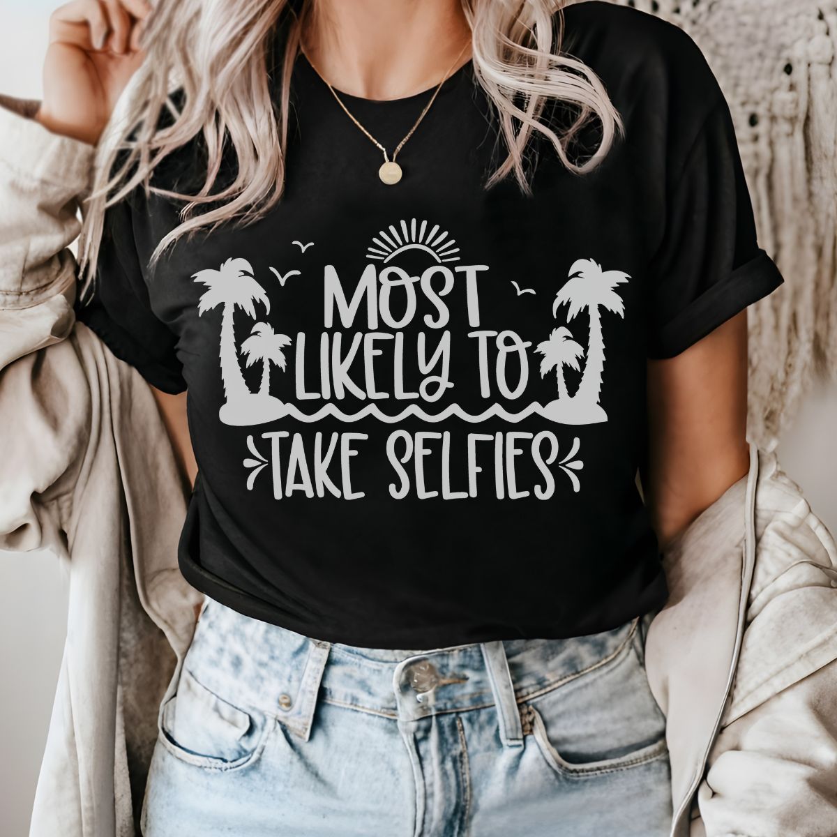 Most Likely to Take Selfies - Cruise T-shirt