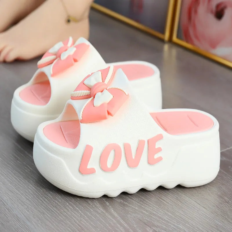 Blush Bow Clogs