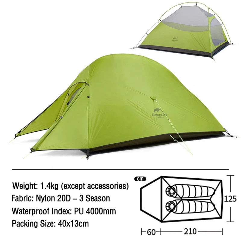 Naturehike 2 Person Camping Tent